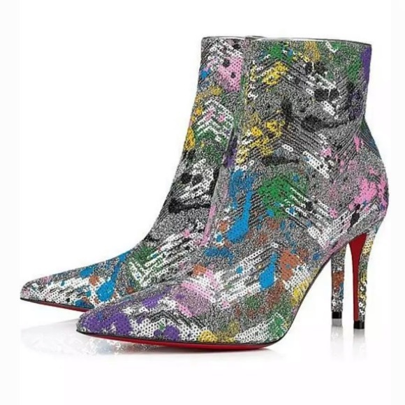 Christian Louboutin Shoes - Christian louboutin so Kate 85mmsequin splash boot